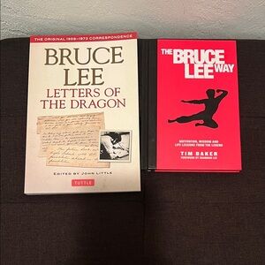 # 0579 + Bruce Lee Book Set - Letters of the Dragon & The Bruce Lee Way